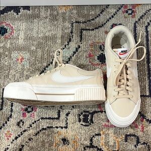 Nike Women’s Court Legacy Platform Sneakers Cream